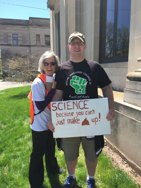 Photo of March for Science sign